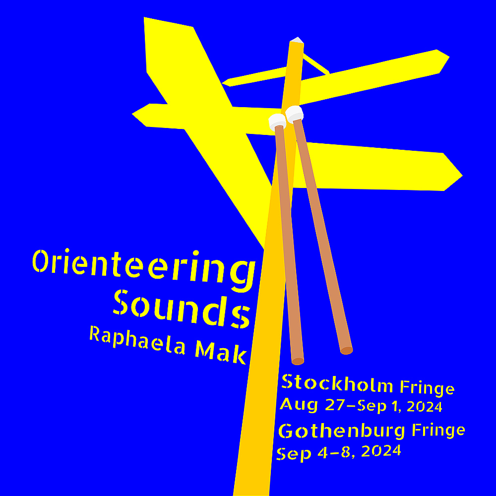 Orienteering Sounds by Raphaela Mak, with installations, soundwalks and performances at the Stockholm Fringe and Gothenburg Fringe Festivals